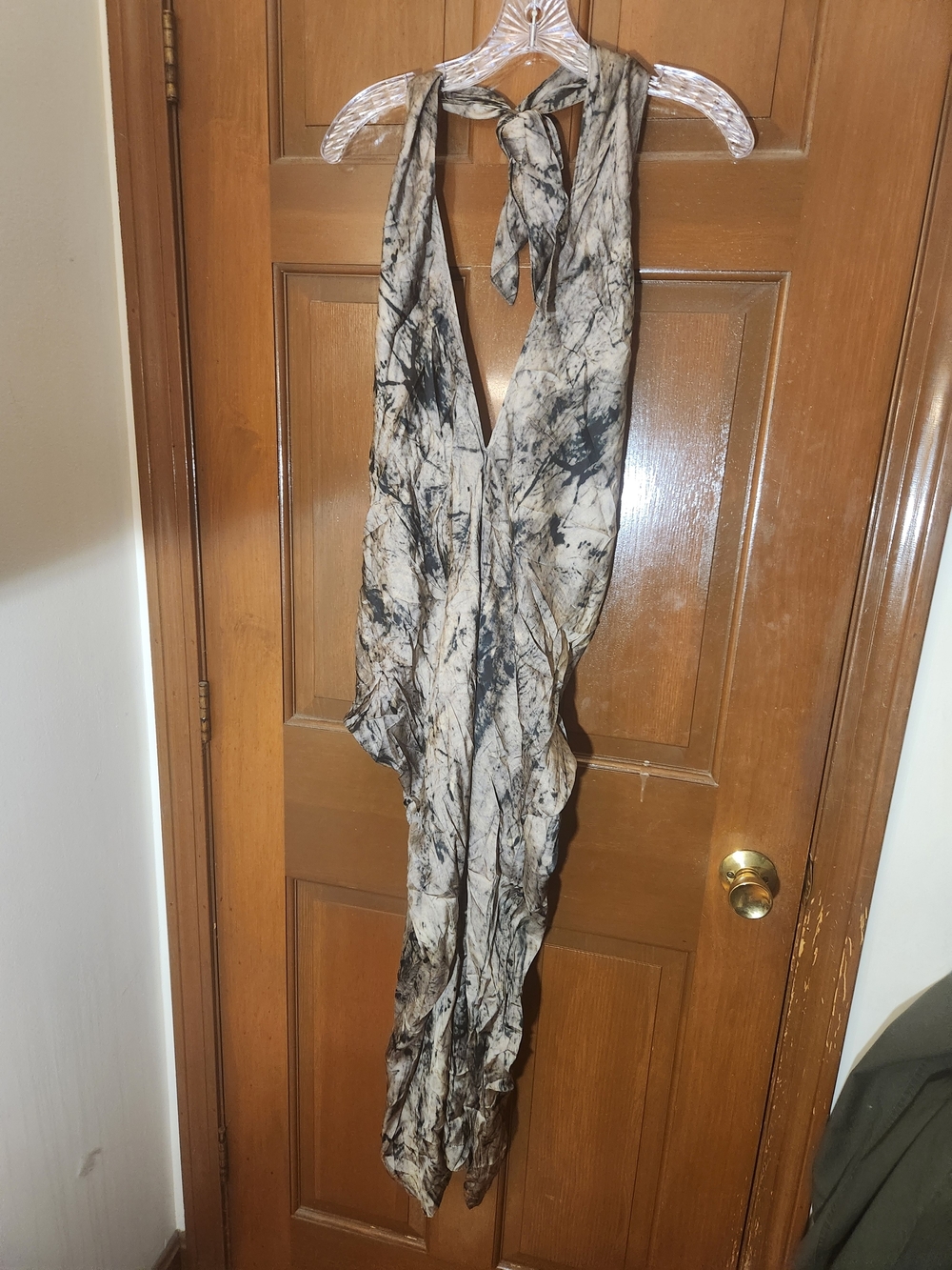 Zara Abstract Print Wide Leg Pareo Pants Size M NWT